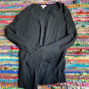 Light button sweater